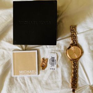 COPY - Rose gold Michael Kors watch